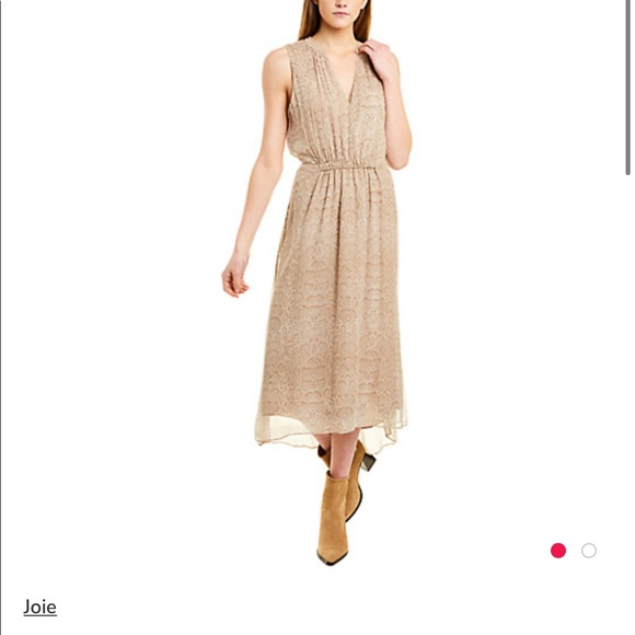 JOIE Hilarie Silk Midi Dress - Picture 2 of 9